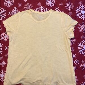 Women's Pastel Yellow T-Shirt